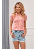 Kurze Jeansshorts mit Abrieb 30072 - Online-Shop - Boutique